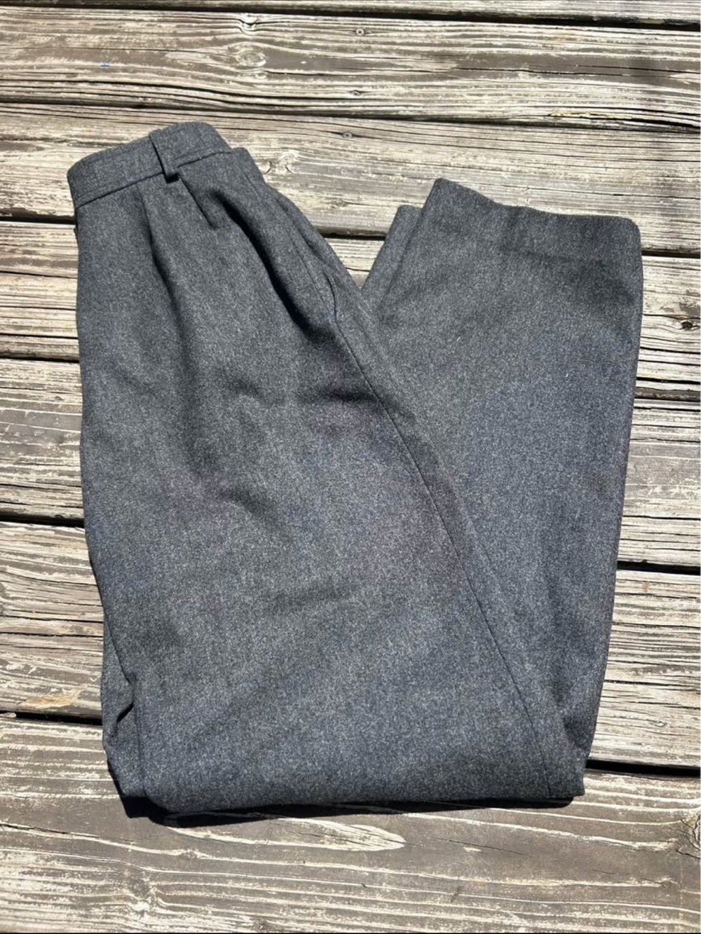 Rare Vintage Yves Saint Laurent Rive Gauche Wool Trousers - 25